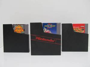 lot 75 image: Double Dragon 1, 2 & 3 Nintendo NES Video Games