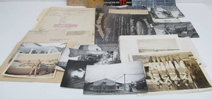lot 93 image: Lot of Old Military Memorabilia Photos etc