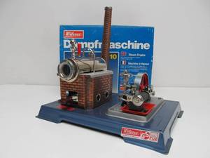lot 144 image: UNUSED Vintage WILESCO Steam Engine Toy #1