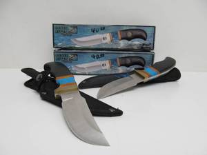 lot 150 image: 2 Brand New Fixed Blade Knives
