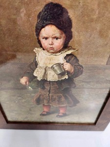 lot 306 image: Very Nice Antique 1880s Litho Print