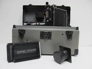 lot 203 image: Awesome Original 1946 Graflex 4x5 Speed Graphic Press Camera