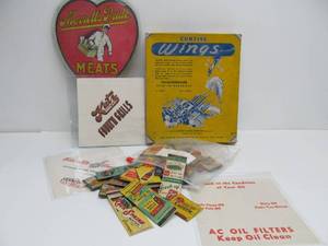 lot 224 image: Nice Lot of Old Vintage Advertising