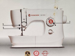 lot 174 image: NEW in Box SINGER Model M1250 Sewing Machine