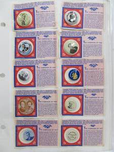 lot 313 image: Group of Mint on Card Political Campaign Buttons