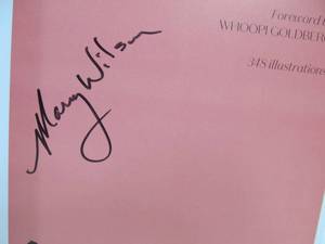 lot 314 image: Mint Condition SUPREME GLAMOUR Hardcover Autographed Book by Mary Wilson of The Supremes