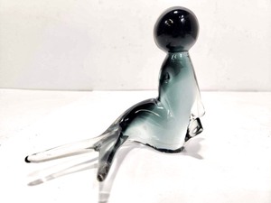 lot 342 image: Very Nice Vintage V. Nason MURANO Art Glass Seal wBall
