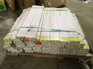 lot 2 image: Pallet of DuraDecor Weekend Warrior Natural Hickory 3 Mil x 4-in W x 36-in L Peel & Stick Water Resistant Luxury Vinyl Flooring (20 sfcase) (58 Boxes) Customer Returns See Pictures