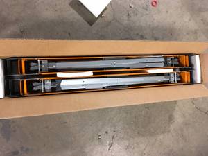 lot 5 image: BORA 30 in. H Heavy Duty Steel Speedhorse Sawhorse with Auto Release Legs 1500 lbs. Capacity (2-Pack)    Customer Returns See Pictures