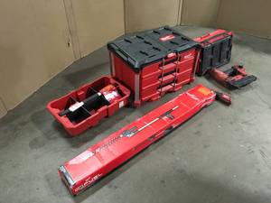 lot 10 image: Lot of Assorted Tool Boxes and Hardware Various Models and Conditions Customer Returns See Pictures