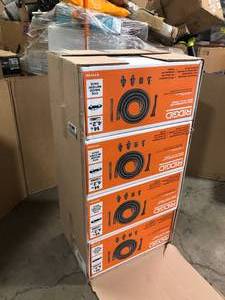 lot 14 image: 4 Boxes of RIDGID 1-14 in. Car Cleaning Accessory Kit with 14-ft Hose for RIDGID WetDry Shop Vacuums  Customer Returns See Pictures