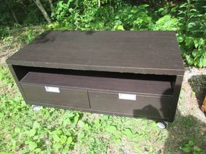 lot 11 image: Two drawer Entertainment Coffee Table