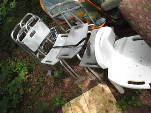 lot 27 image: Medical bath chairs