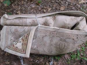 lot 45 image: Large neutral color area rug