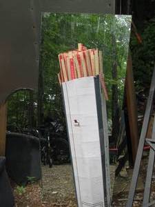 lot 67 image: Mostly full box of Extra Wide tack  strip