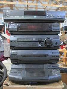 lot 87 image: Sony and GE Shelf sitting Stereo