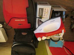 lot 260 image: George Foreman grill, irons and more