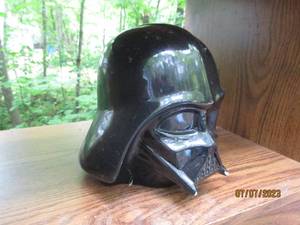 lot 171 image: Ceramic Darth Vader head piggy bank.