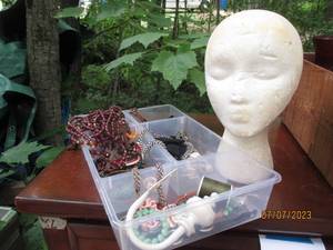 lot 184 image: Styrofoam Mannequin head and more