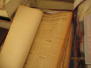 lot 209 image: Vintage Newspapers plus