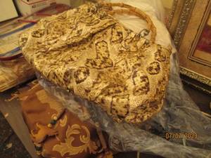 lot 215 image: Variety of fabrics, faux snakeskin