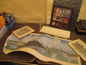 lot 230 image: Assortment of signed prints, plus