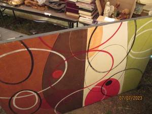 lot 235 image: Massive 3ft4ft painting on canvas.