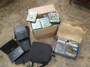lot 197 image: Ethnic DVDs, 2 portable players plus
