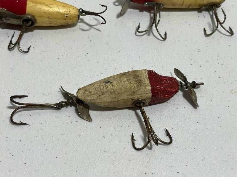 Vintage Fishing Lures Lot - Jitterbug, Kautzky, and More