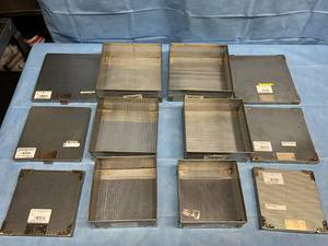 lot 9 image: $$$ Lot Of 6 Phelan Sterilization Basket Perforated Trays For Autoclaves & Ultrasonic Cleaners Plus More (Smallest One Is About $150 New) Great Condition