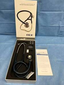 lot 20 image: MSRP $200 New In Open Box MDF Classic ER Premier Cardiology Stethoscope
