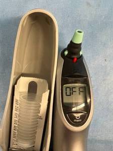lot 23 image: MSRP $300&nbspWelch Allyn Braun Pro 4000 Thermoscan Professional Digital Ear Probe Thermometer - Good Working Condition