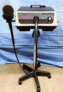 lot 5 image: MSRP $2200 General Physiotherapy G5 Multimatic Percussor Percussion Massager -&nbspIncludes 3 Heads Great Working Condition