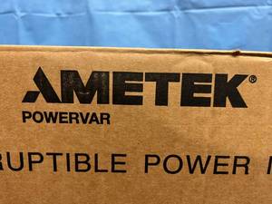lot 41 image: MSRP $1800 NEW IN OPEN BOX AMETEK POWERVAR&nbspUNINTERRUPTIBLE POWER MANAGER ABCE802-11 50080-98R MEDICAL GRADE BATTERY BACK UP Please See PDF for more info