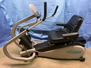 lot 6 image: WOWOW&nbspMSRP $8500 NuStep TRS4000 Recumbent Cross Trainer Total Body Workout Machine WSwivel Seat & Arm Lift For Handicap Wheelchair Access PT Equipment 400lb Capacity With Display - Dearly Loved By Users 5 Star Rating - Works Excellent