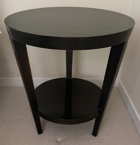 lot 26A image: Expresso  Side Tables  Nightstands
