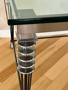 lot 10 image: Vintage 1980s Post Modern Coffee Table Designed by Larry Laslo for Directional