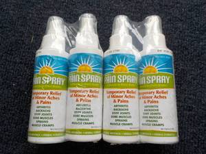 4 - 4 oz Pain Spray...