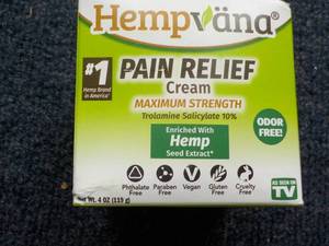 4 oz Hempvana Pain Relief Cream- pa...