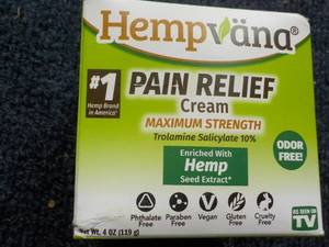 4 oz Hempvana Pain Relief Cream- pa...