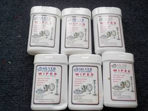 6 - 30 ct Silver Cleaning Wipes...