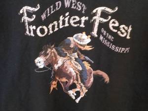 5 Wild West Frontier Fest T Shirts...