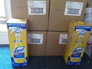 4 - 32 ct Boxes Lysol Smart Cleaner...