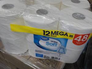 12 Mega Rolls Great Value 2 Ply Toi...