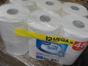 12 Mega Rolls Great Value 2 Ply Toi...