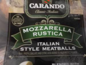4 - 16  oz Frozen pkgs Carando Mozz...