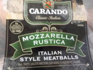 4 - 16  oz Frozen pkgs Carando Mozz...