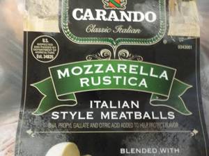 4 - 16  oz Frozen pkgs Carando Mozz...