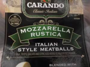 4 - 16  oz Frozen pkgs Carando Mozz...