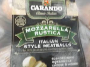 4 - 16  oz Frozen pkgs Carando Mozz...